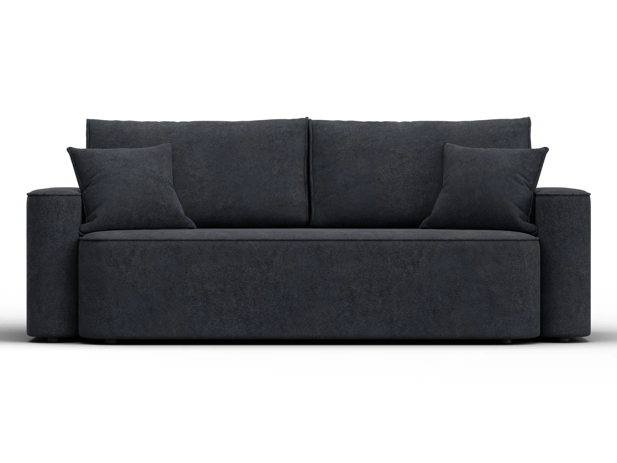 Диван прямой Лига-118 НПБ ( LAIM 26 темно-серый )