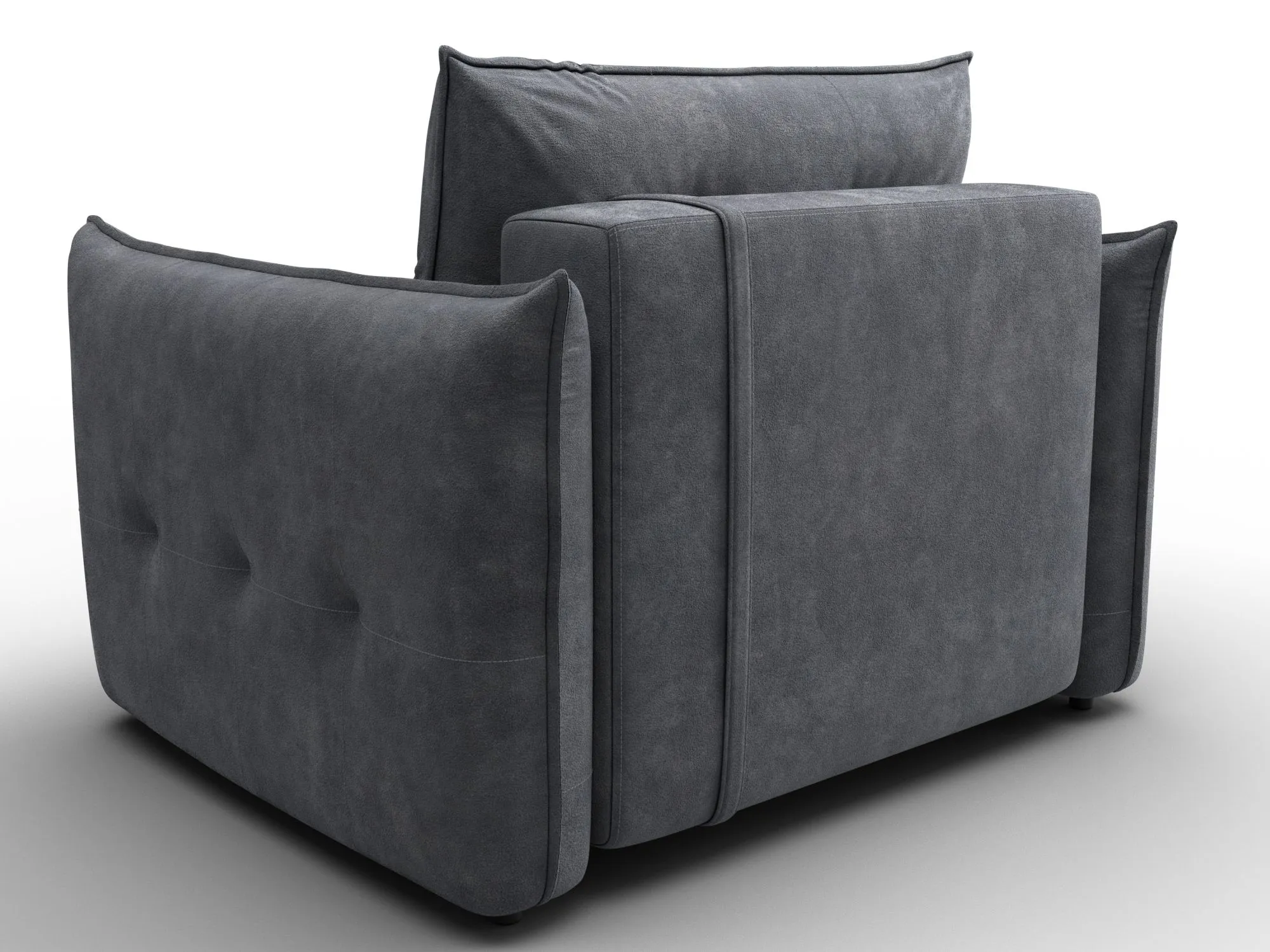 Кресло Лига-100 НПБ ( BRUT 16 темно-серый )