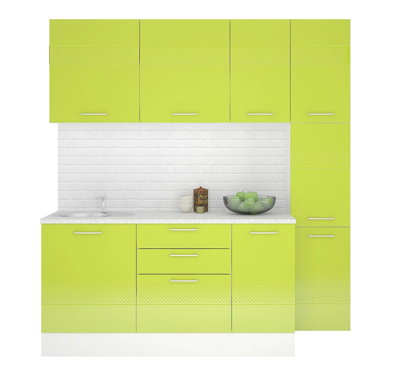 Кухня Люкс 2,0 с пеналом