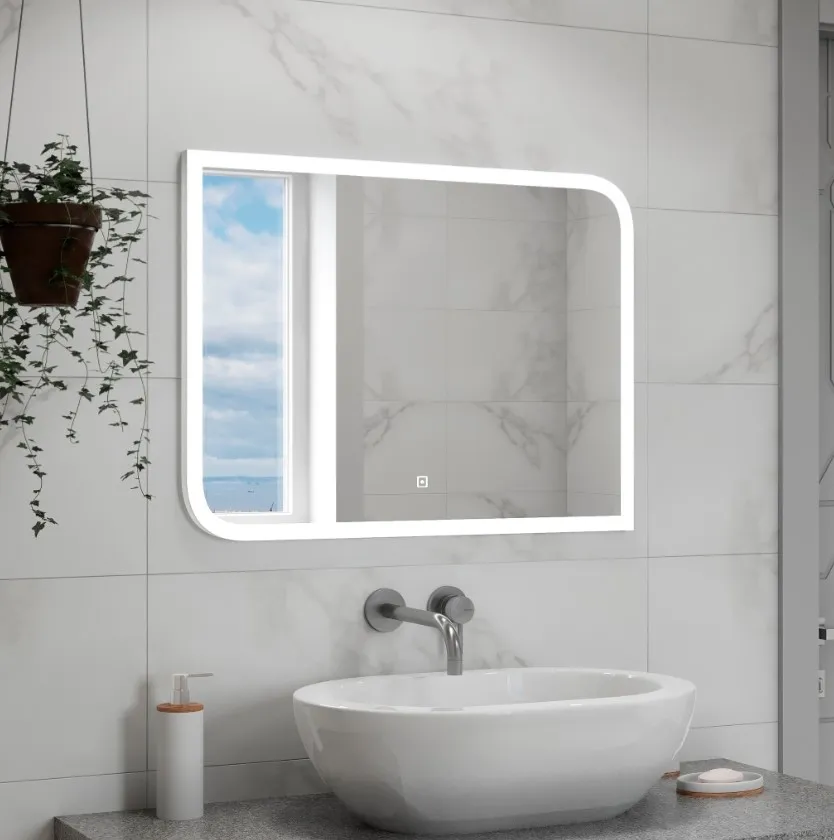 Зеркало с LED подсветкой Fantasy 800х600