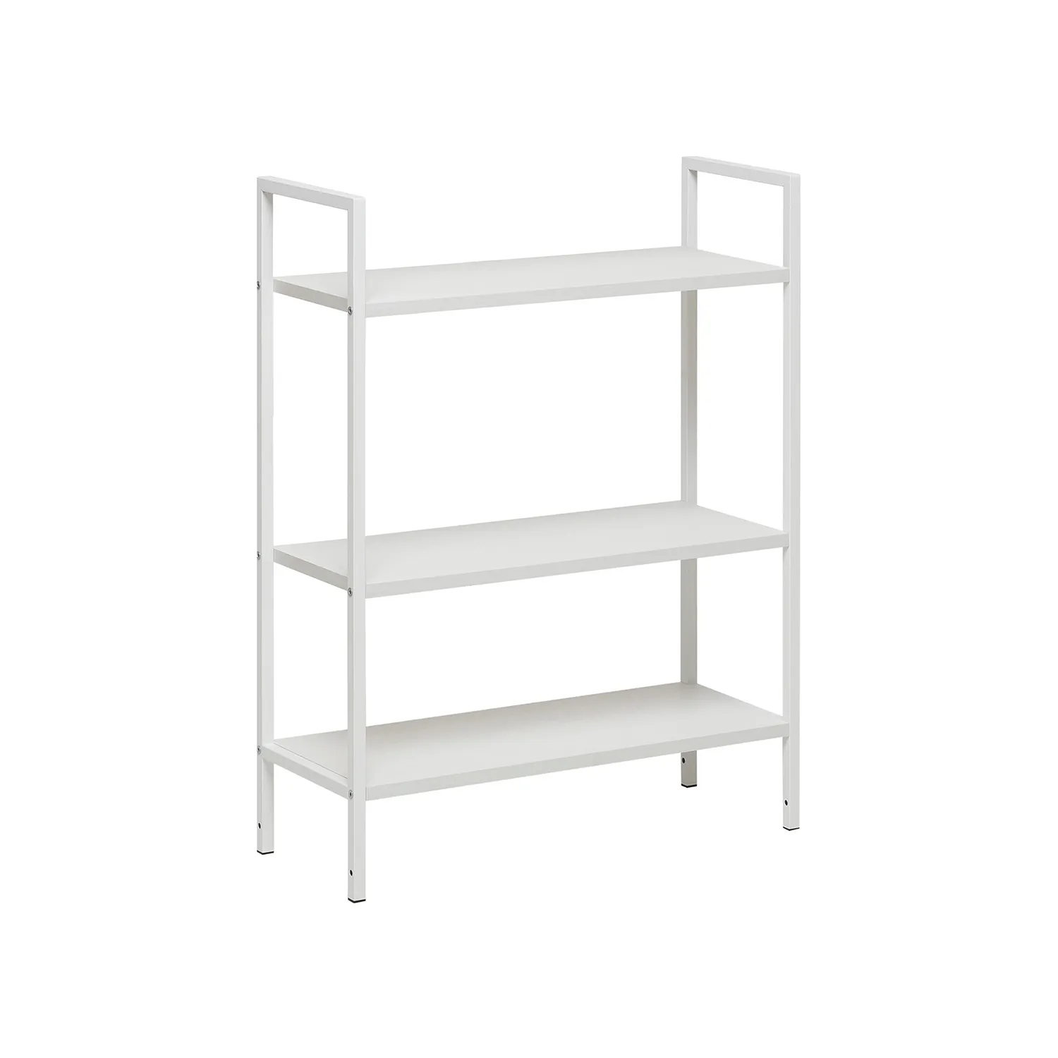 Стеллаж Leset Стилвуд 23 широкий, 3 полки (Белый/Белый)