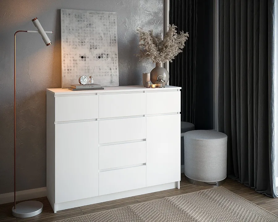 Комод Мори 1200.4 белый Комод Мори 1200.4 белый