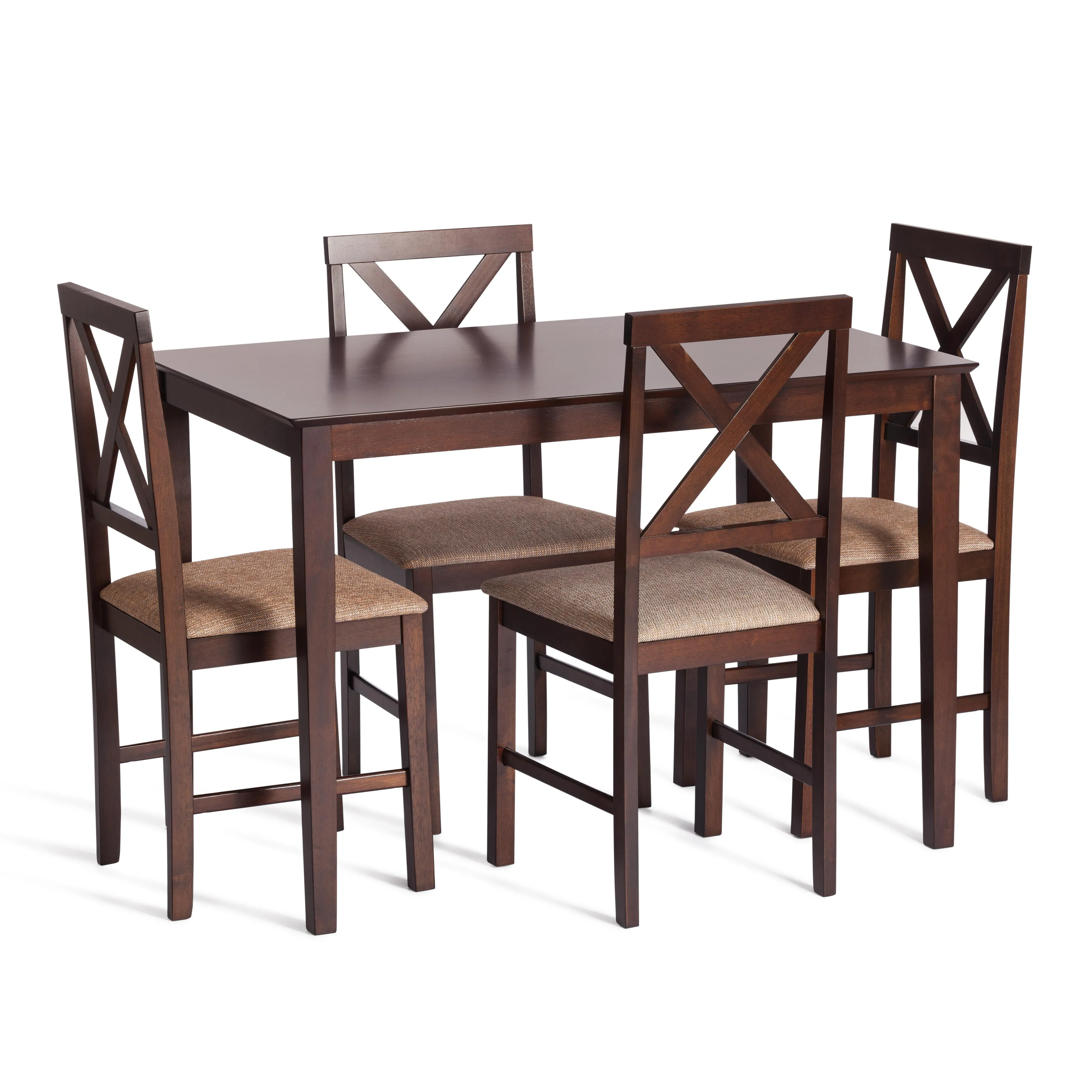 Обеденный комплект Хадсон (стол + 4 стула)/ Hudson Dining Set