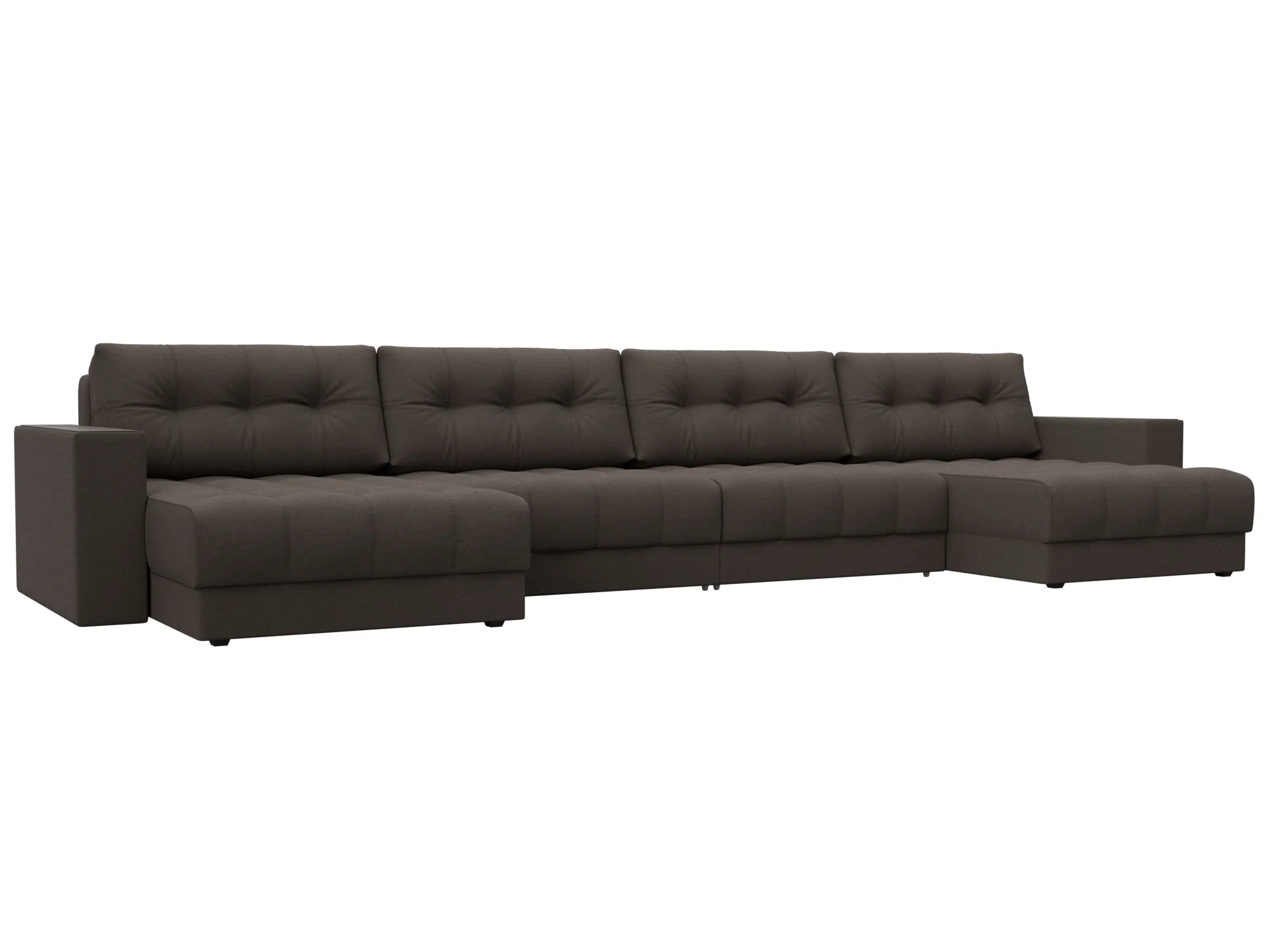 Диван П-образный с декором Лига-049 НПБ Лонг