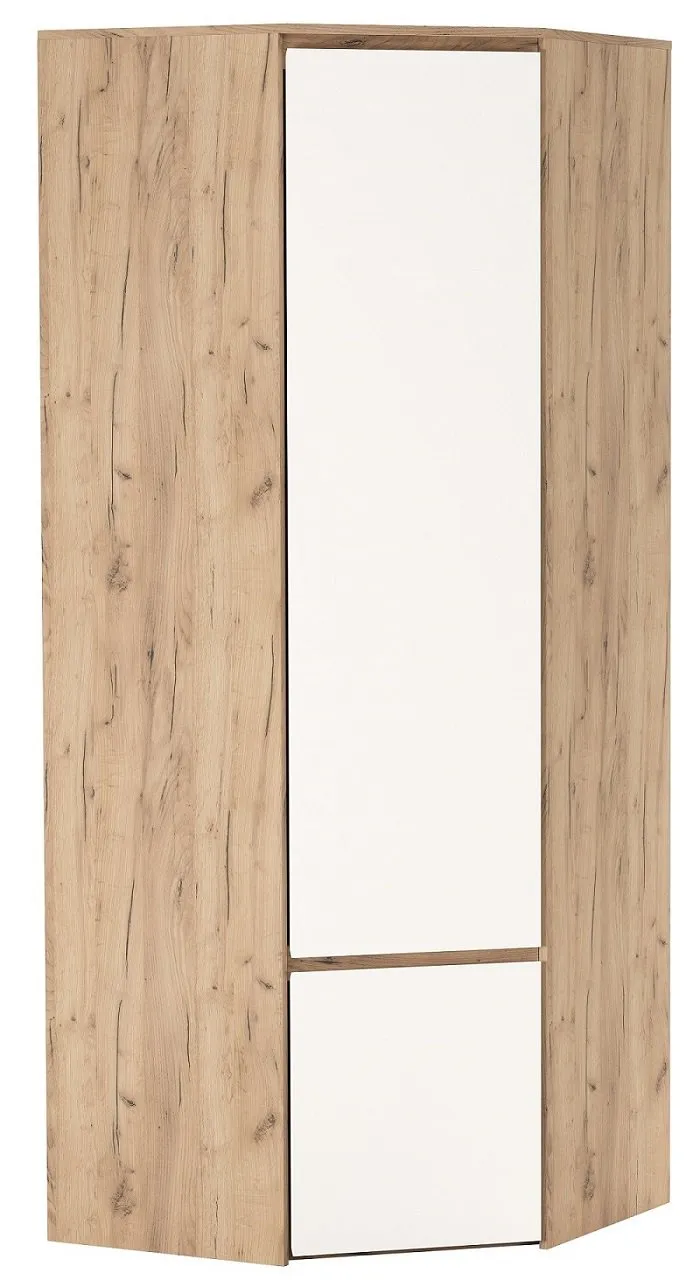 Шкаф угловой ГРЕТТА  2С Дуб Крафт золотой-Белый Шкаф угловой ГРЕТТА  2С Дуб Крафт золотой-Белый