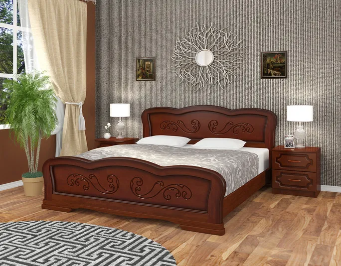 Кровать из массива Карина-8 (140*200)