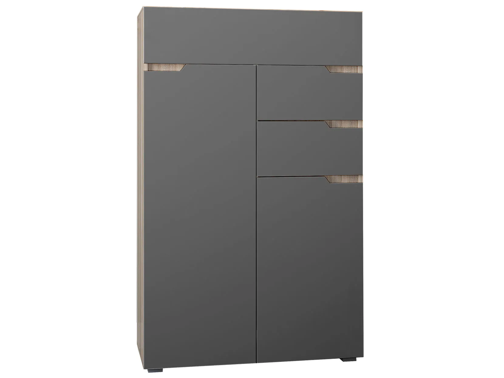 Комод Анталия (сонома/графит)