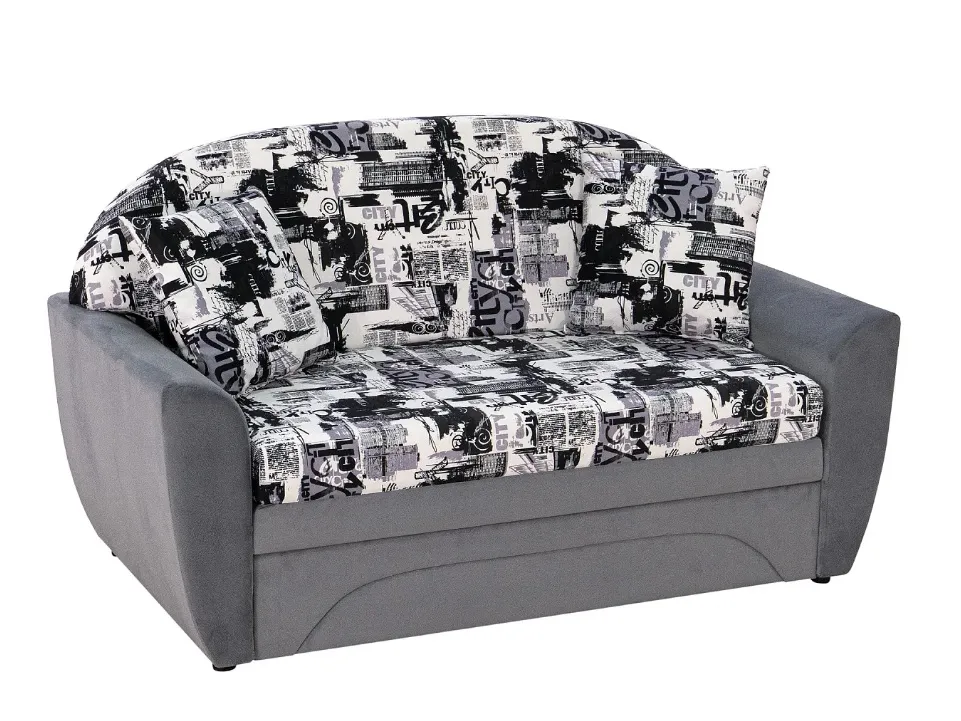 Диван-кровать Вена 125 (серый)