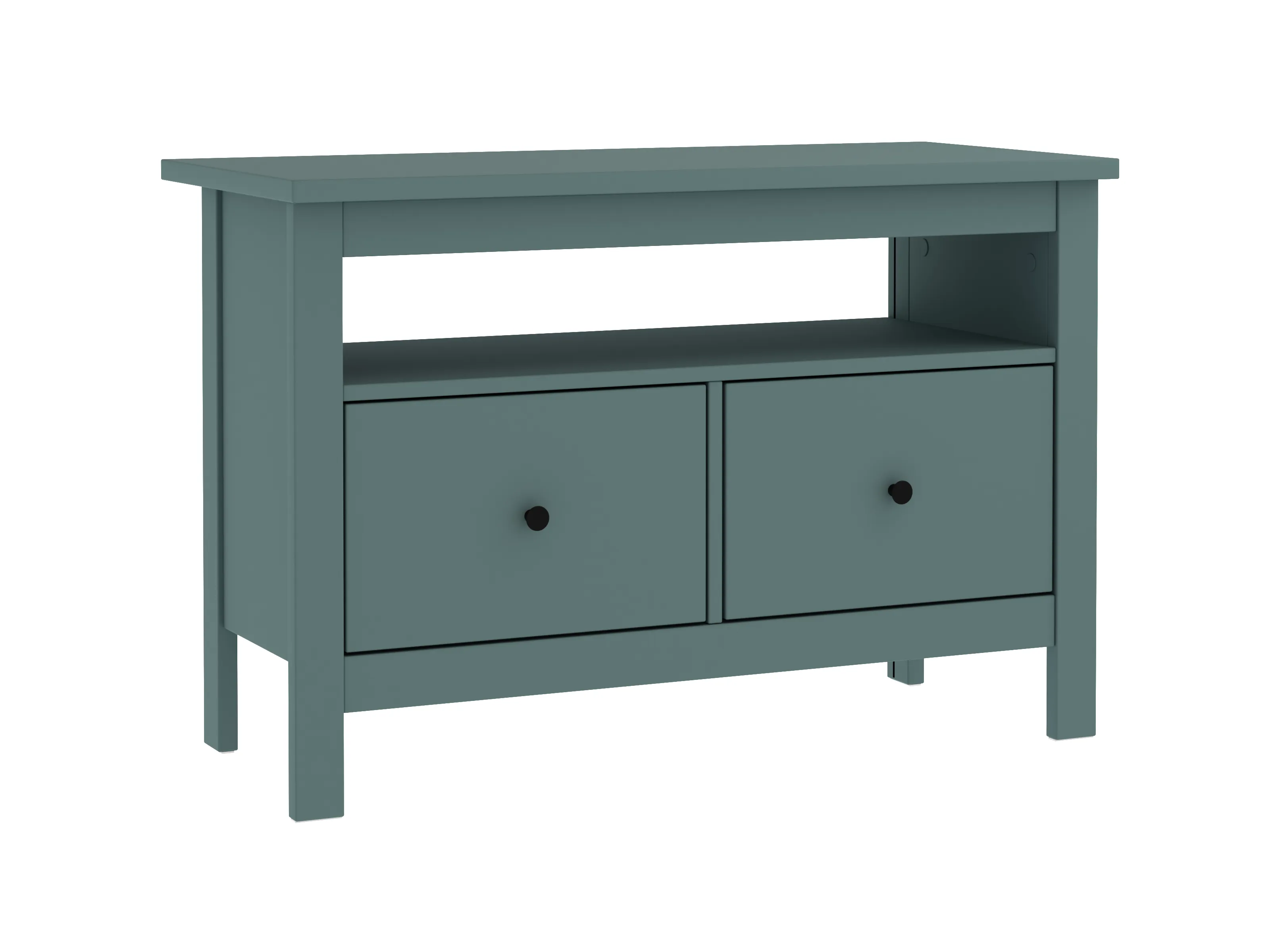 2.08.03.080.6 САГА тумба 2 ящика темно-бирюзовая RU