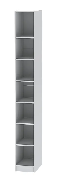 Стеллаж (450)  Иннэс - 7 Белый 