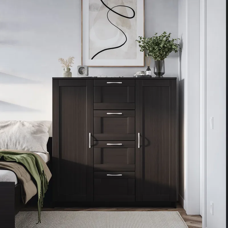 2.02.03.350.5 СИРИУС тумба 2 двери и 4 ящика 117х123 Дуб Венге RU 2.02.03.350.5 СИРИУС тумба 2 двери и 4 ящика 117х123 Дуб Венге RU