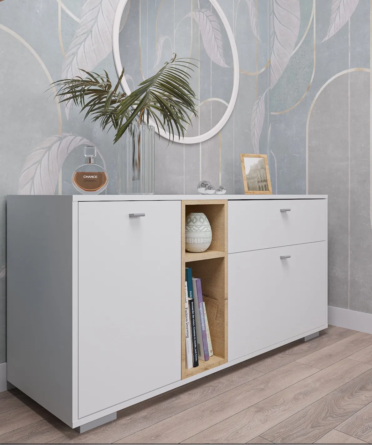 Комод Ланс К-101 белый