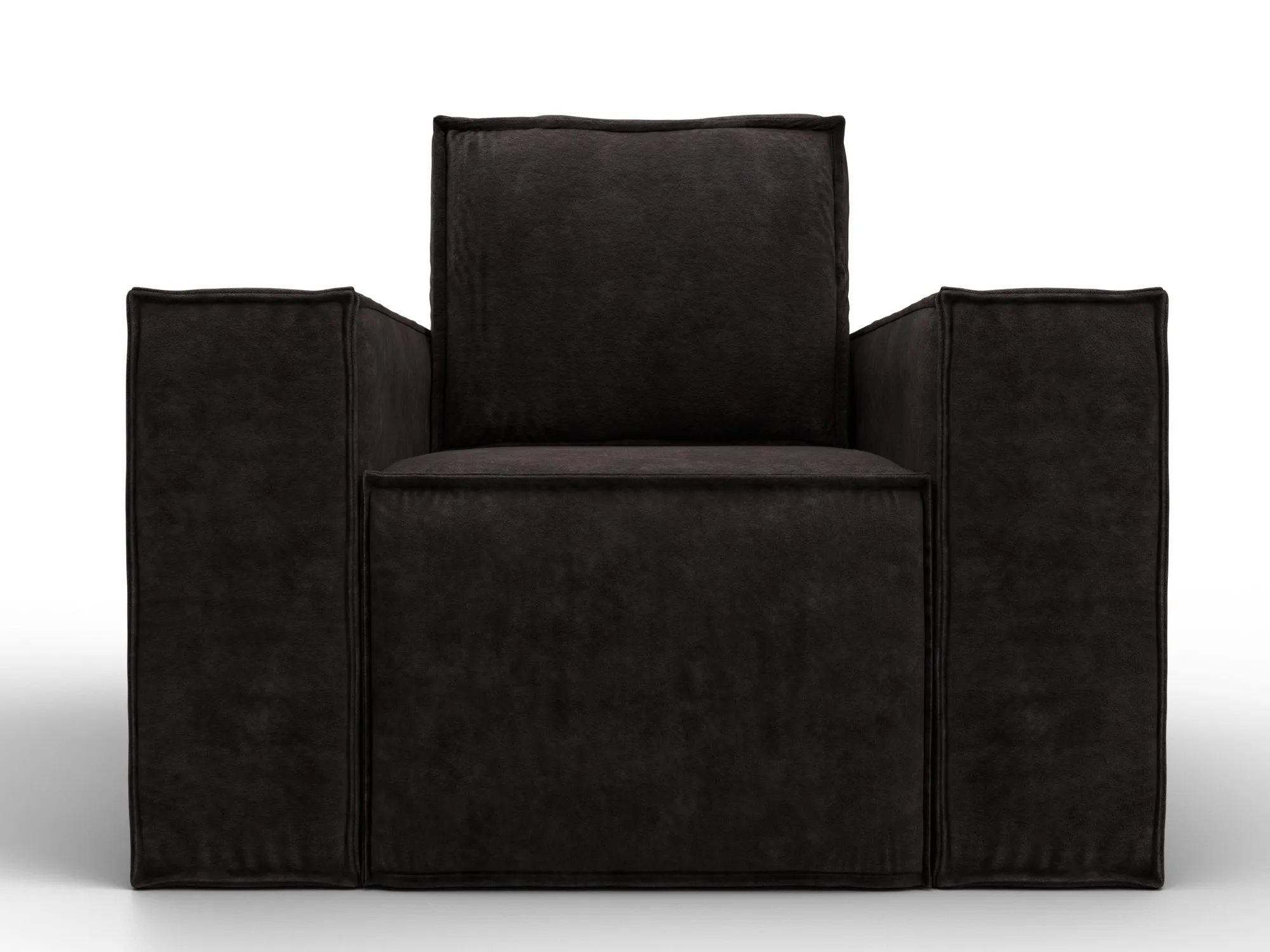 Кресло Лига-081 НПБ ( BRUT 17 коричневый )