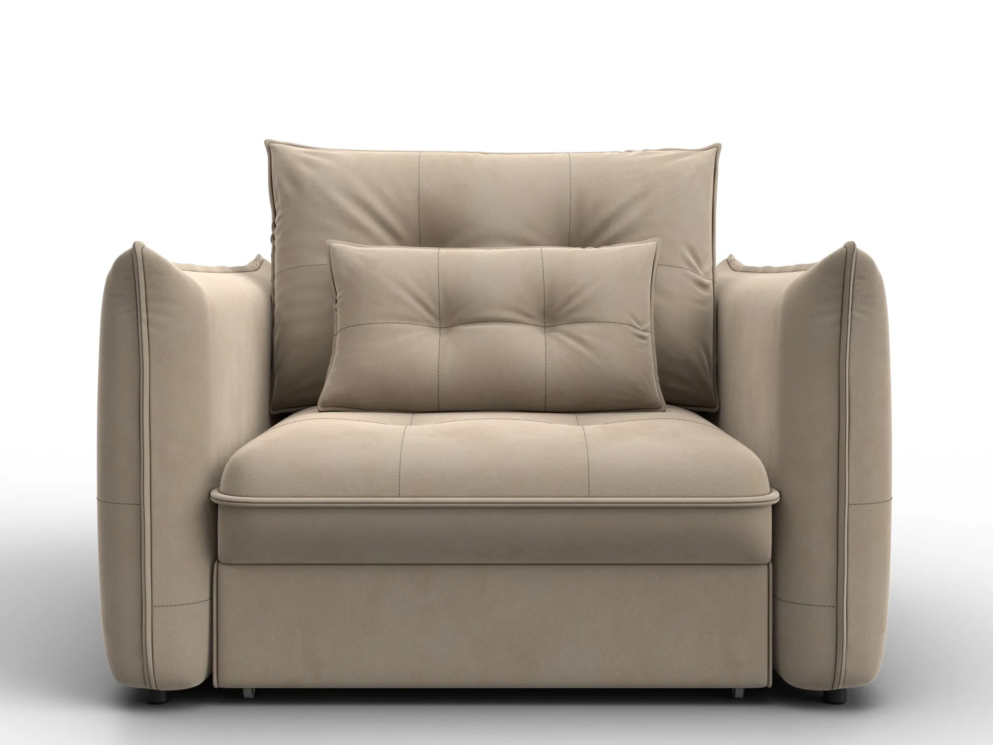 Кресло Лига-100 НПБ ( SEVEN 729 бежевый )