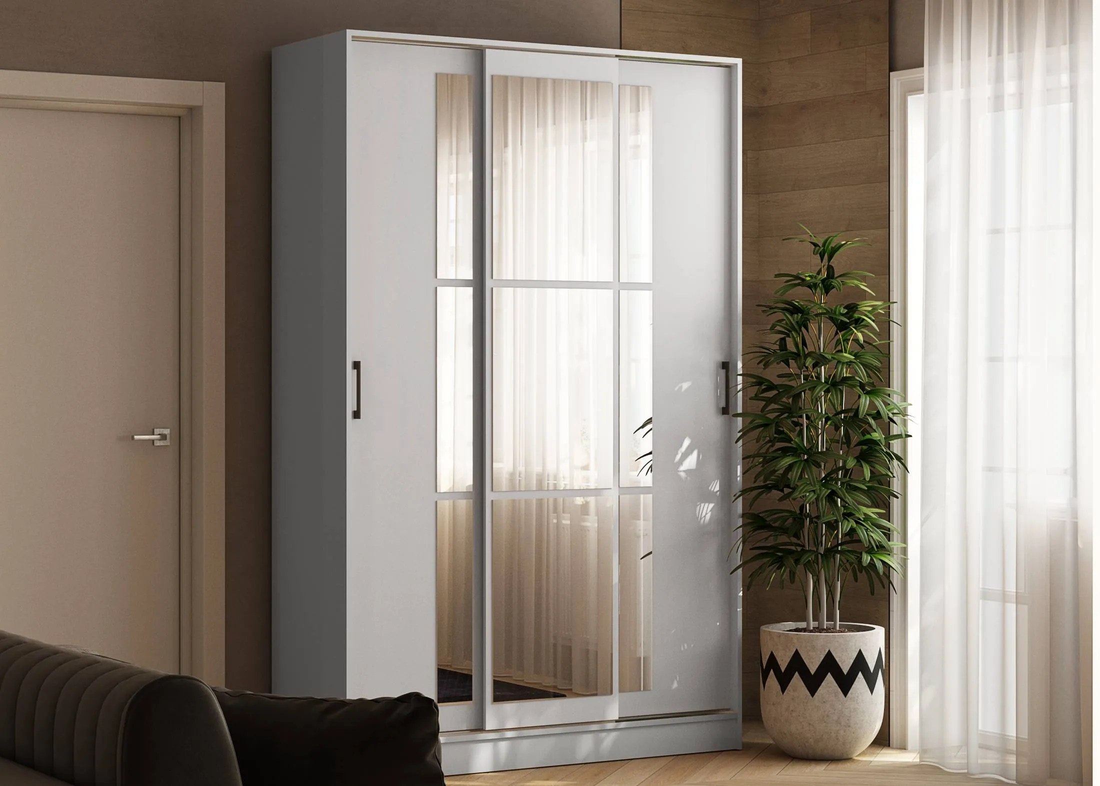 Шкаф-купе Стиль-2 1400 белый