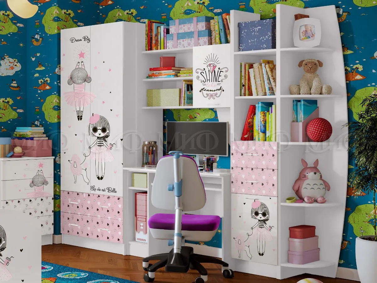 Стенка Юниор-2 Мальвина