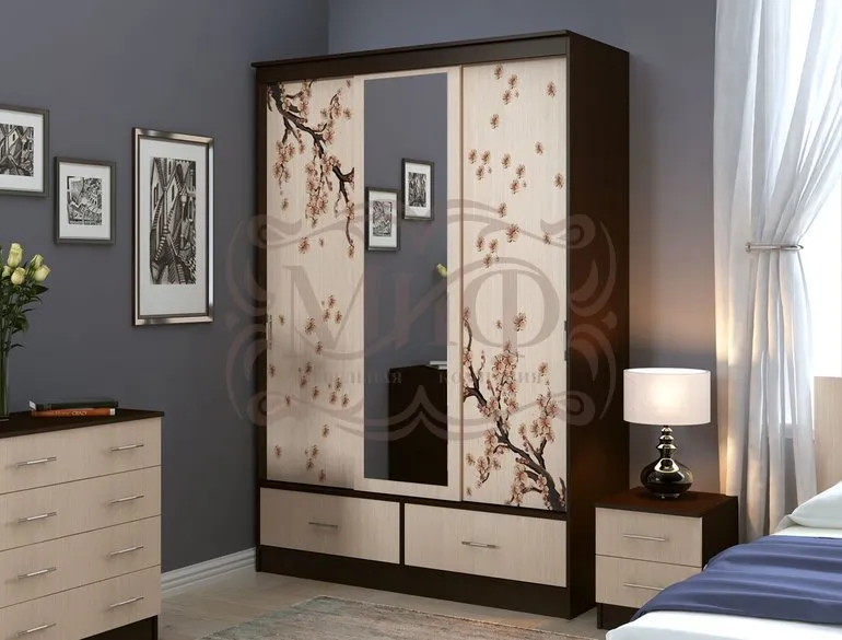 Шкаф-купе Модерн №1 Сакура