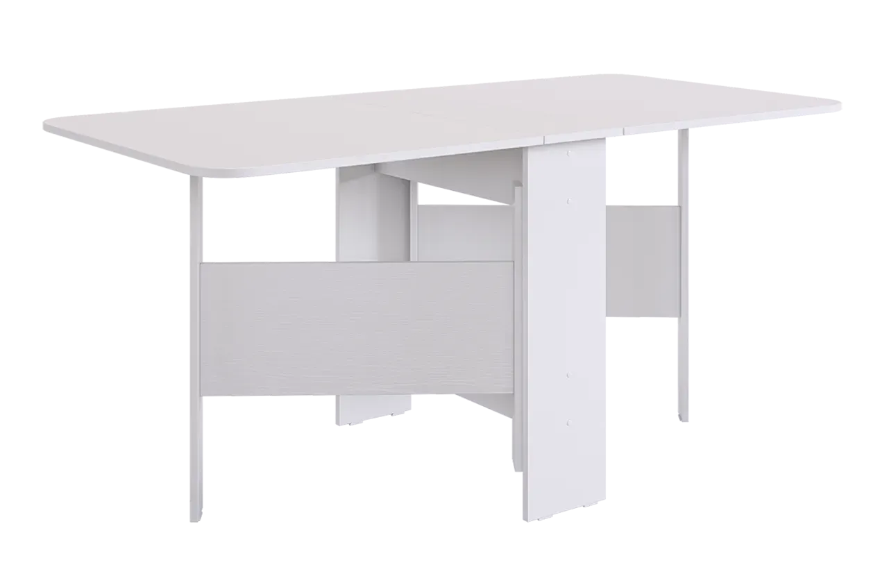 Стол-книжка раскладной Мечта 2 белое дерево/белое дерево Стол-книжка раскладной Мечта 2 белое дерево/белое дерево