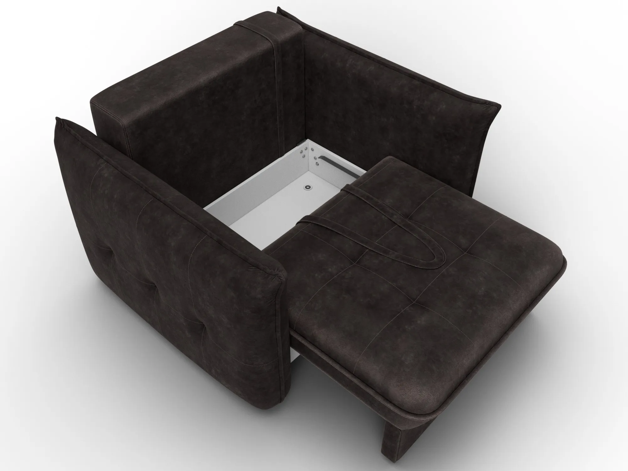 Кресло Лига-100 НПБ ( BRUT 17 коричневый )