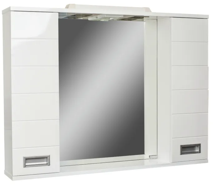 Шкаф-зеркало Cube 100 Эл. Домино