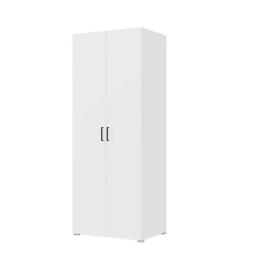 Шкаф Бостон 2-х створчатый 1000 с ящиками (белый)