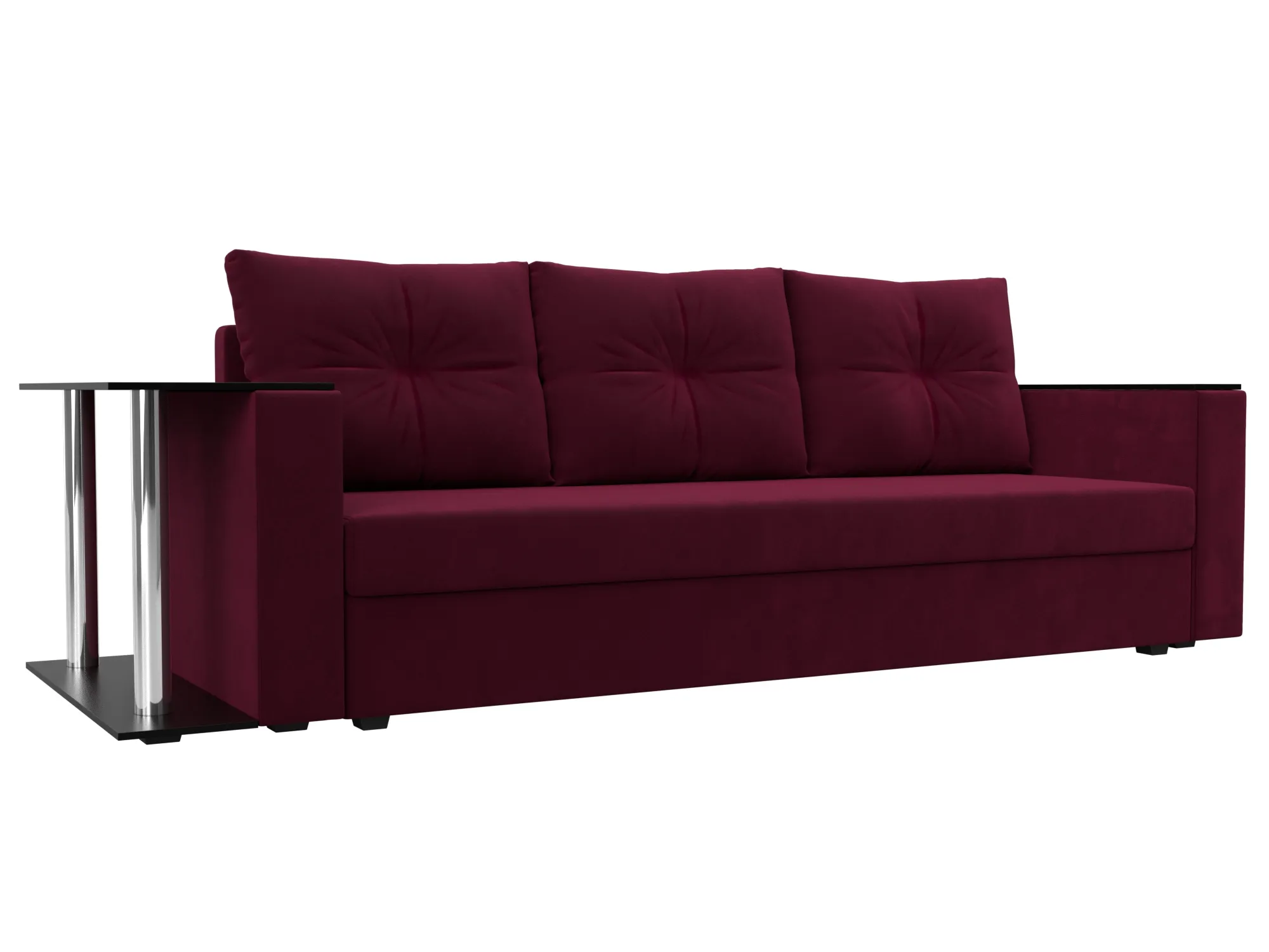 Диван прямой Атланта со столом слева