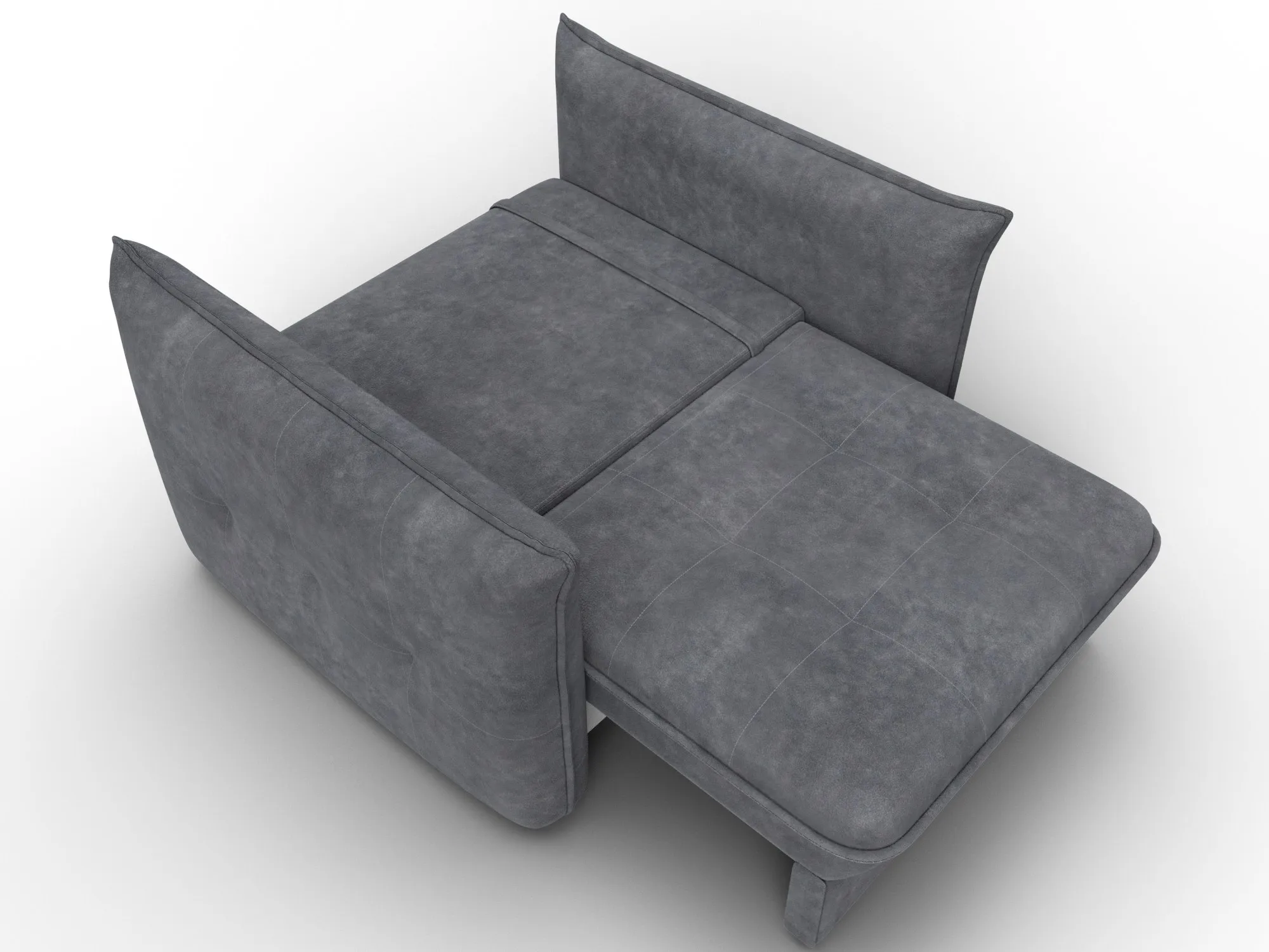 Кресло Лига-100 НПБ ( BRUT 16 темно-серый )