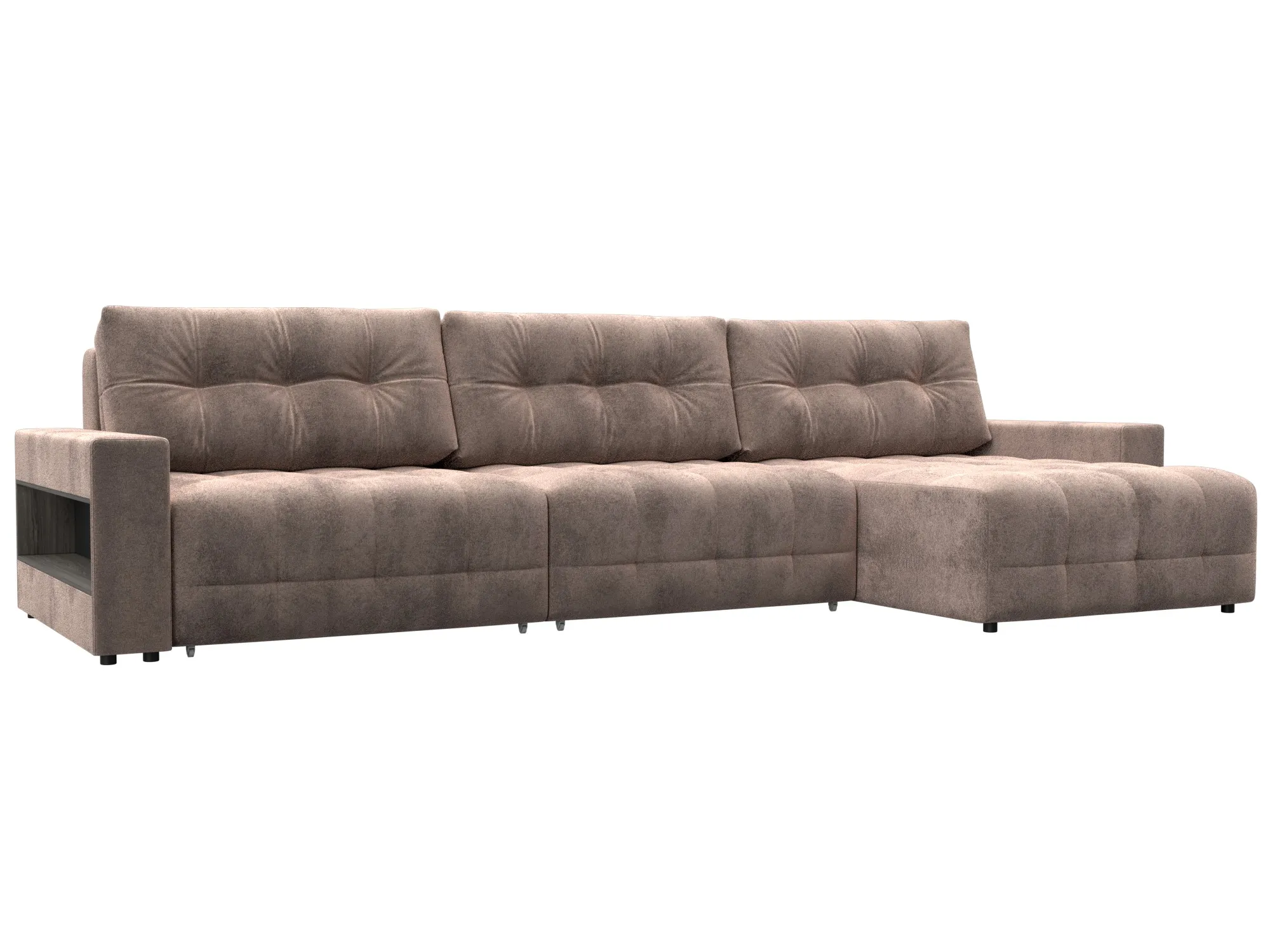 Диван угловой с полками Лига-053 НПБ Лонг Диван угловой с полками Лига-053 НПБ Лонг