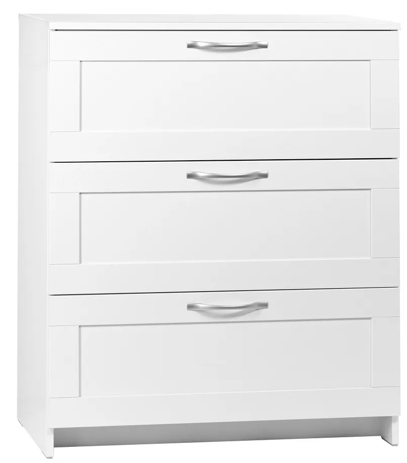 Комод Сириус 3 ящика белый Комод Сириус 3 ящика белый