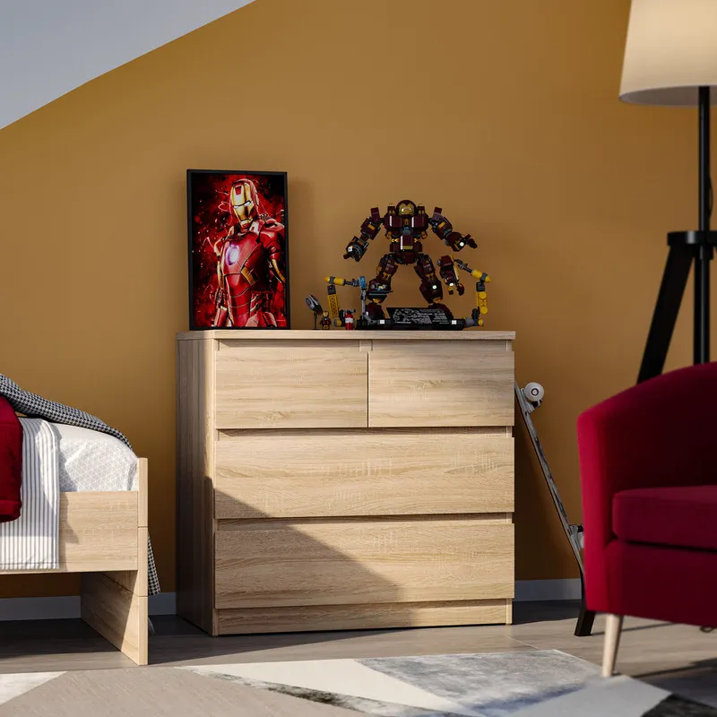 2.05.02.050.3 МАЛЬТА комод 2+2 ящика 80х76 сонома RU