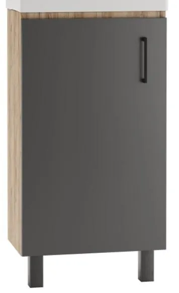 Тумба под умывальник "Фостер 45" Craft без ящика Домино