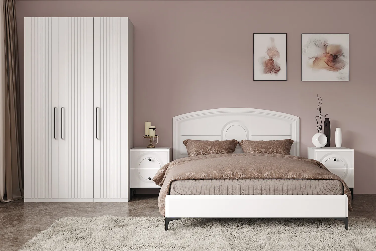 Спальный гарнитур Валенсия Mobi комплект № 2