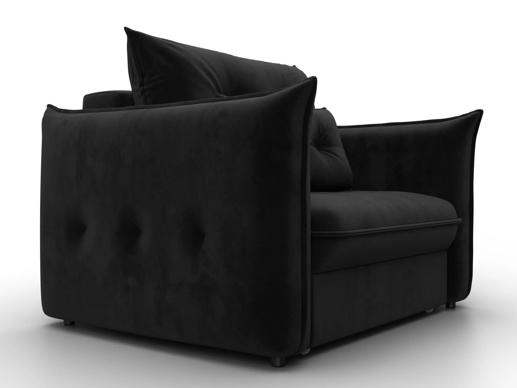 Кресло Лига-100 НПБ ( SEVEN 35 черный )