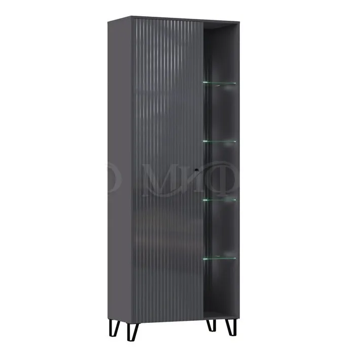 Шкаф для гостиной Оливия графит