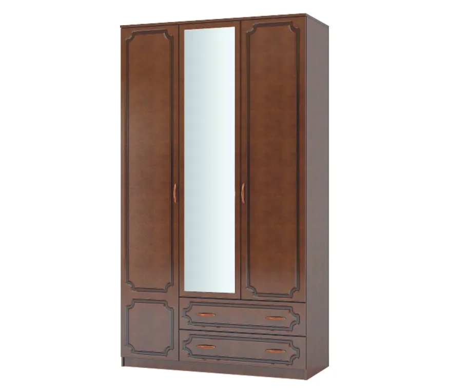 Шкаф Лакированный 3х-створчатый ШР-3 с зеркалом