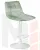 Стул барный DOBRIN TAILOR WHITE (пудрово-мятный велюр (MJ9-87))
