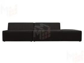 Диван прямой модульный Монс Модерн правый ( GRIFON 12 коричневый )