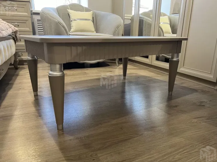 Столик прямоугольный  Гравита серый камень Столик прямоугольный  Гравита серый камень