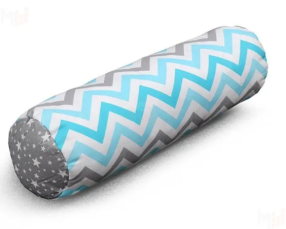 Подушка-валик Соня Звездопад на сером Подушка-валик Соня Звездопад на сером