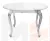 Стол Натали круглый белый глянец Стол Натали круглый белый глянец