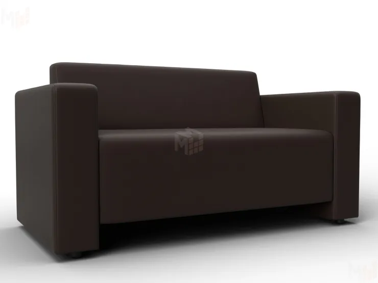 Диван прямой Лига-093 ( Коричневый )