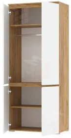Шкаф ГРЕТТА 4С Дуб Крафт золотой-Белый