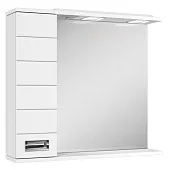 Шкаф-зеркало Cube 75 Эл. левый/правый Домино 