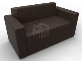 Диван прямой Лига-093 ( Коричневый )