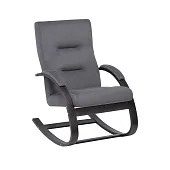 Кресло-качалка Leset Милано (Венге текстура/V32 серый)