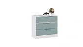 Комод Марли - 403.002.000 Белый Серо-голубой