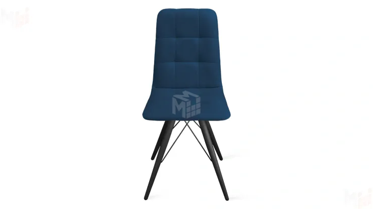 Стул Аспен К3 Черный муар, Велюр Confetti Blue Стул Аспен К3 Черный муар, Велюр Confetti Blue