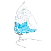 Подвесное кресло LESET РИКО (Белый/Бирюза яркая)