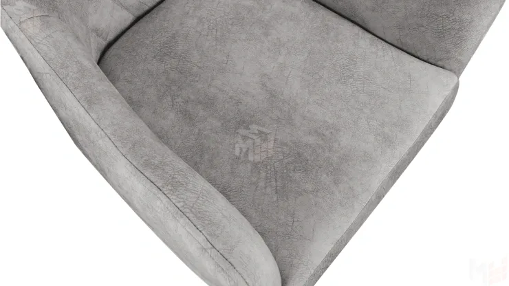 Стул Chester Т6 Черный муар Велюр V004 светло-серый