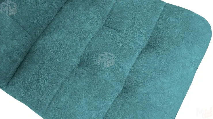 Стул Аспен К3 Белый матовый, Велюр Wellmart Indigo
